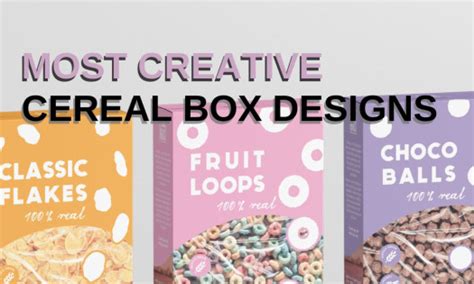 simple cereal box design ideas